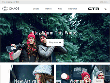 Tablet Screenshot of chaoshats.com